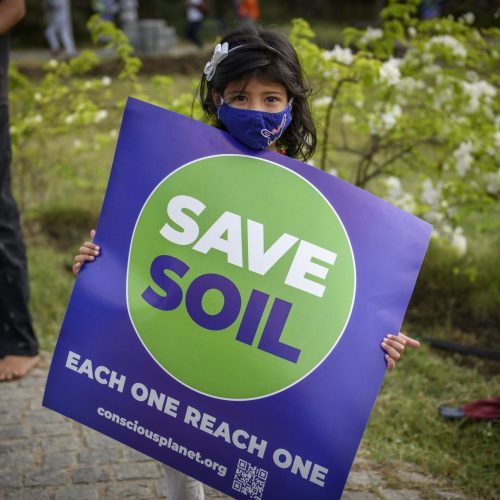 Isha save soil movement